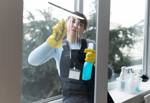 Nettoyage de vitres intérieures et extérieures à Bourg-Beaudouin